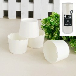 *25pk White Kraft Paper Baking Cups